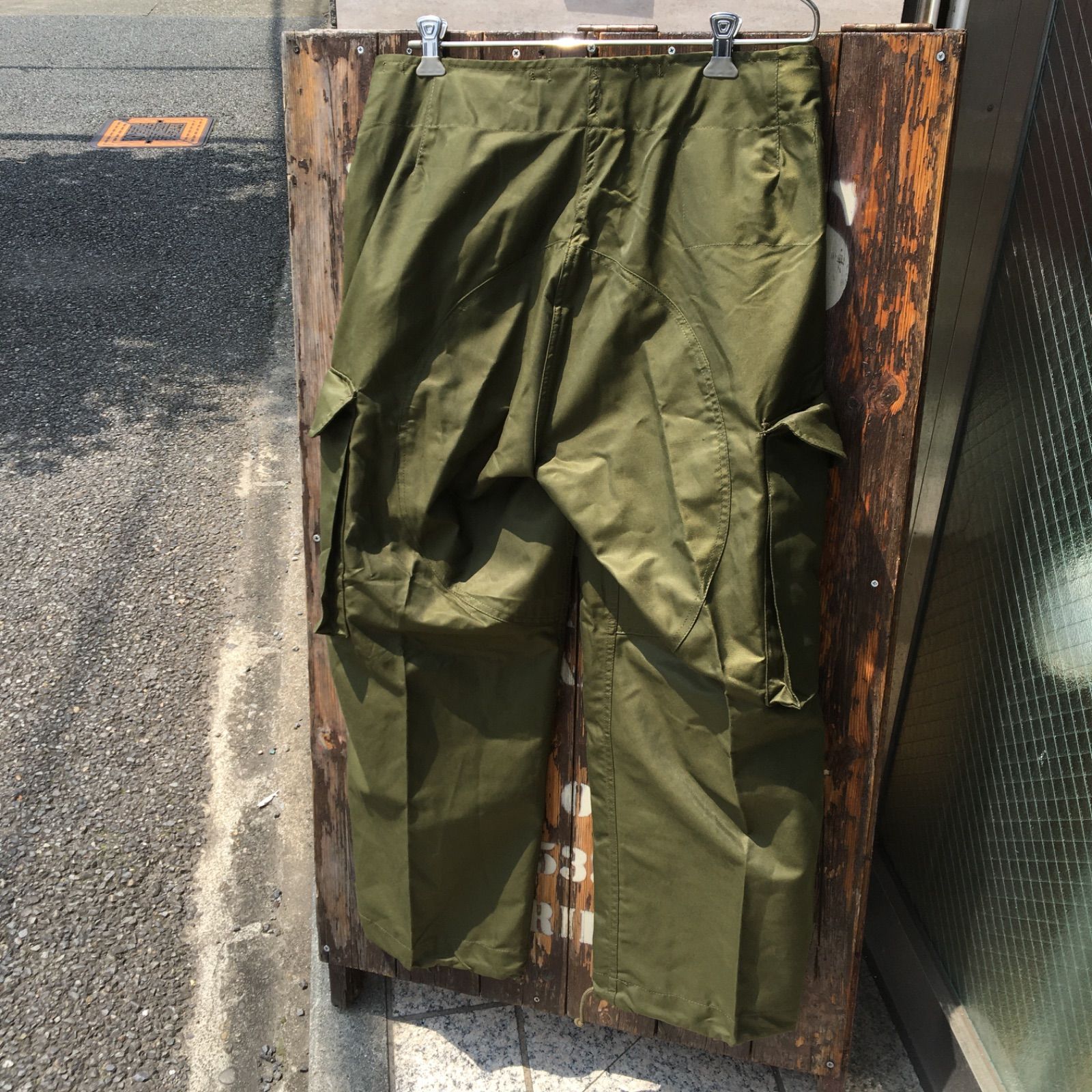希少Sショート  80s デッドストック【Canadian Army】カナダ軍 ウィンドプルーフ オーバーパンツ カーゴパンツ ECW Windproof Overpants S-S