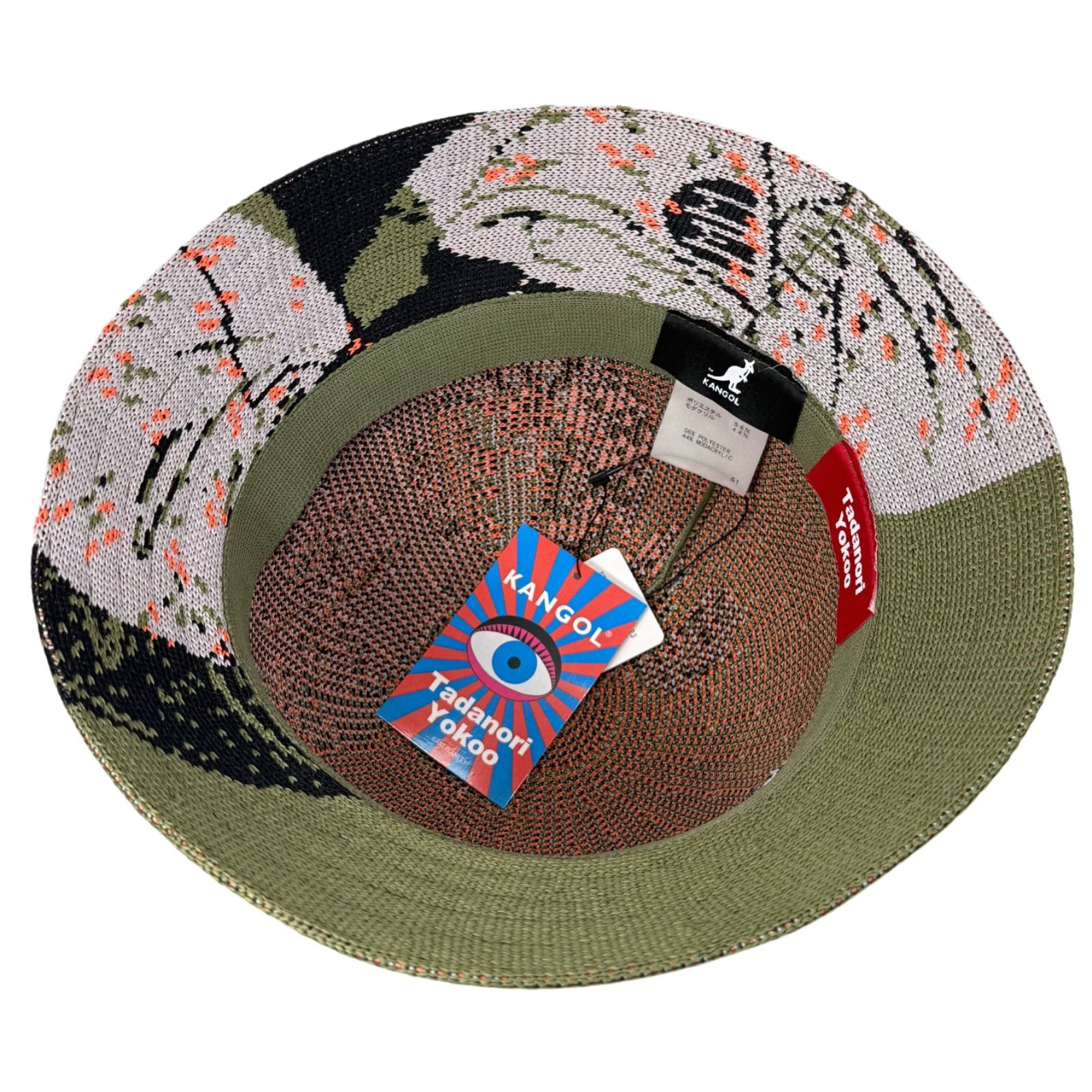 KANGOL×Tadanori Yokoo ベル型 バケットハット サイズ展開あり