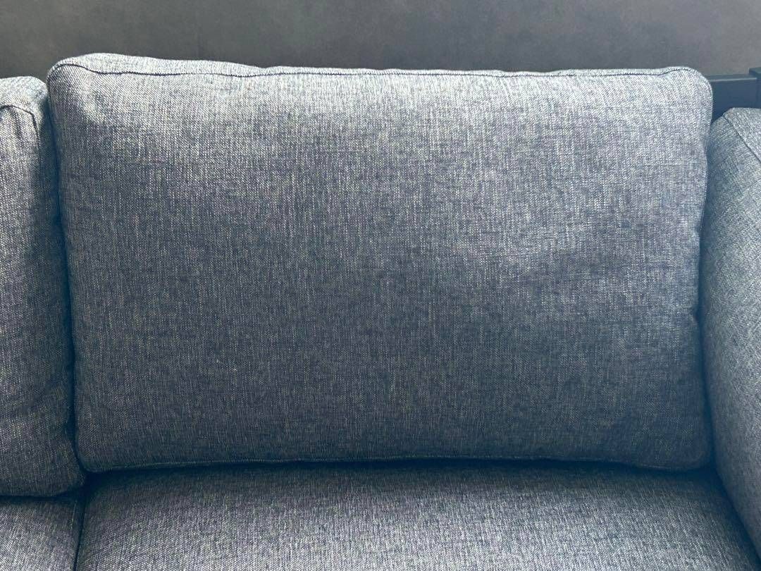 FUJIEI 富士栄モダン2PソファアームソファリビングブラックHZ