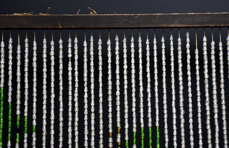 ガラスビーズ暖簾