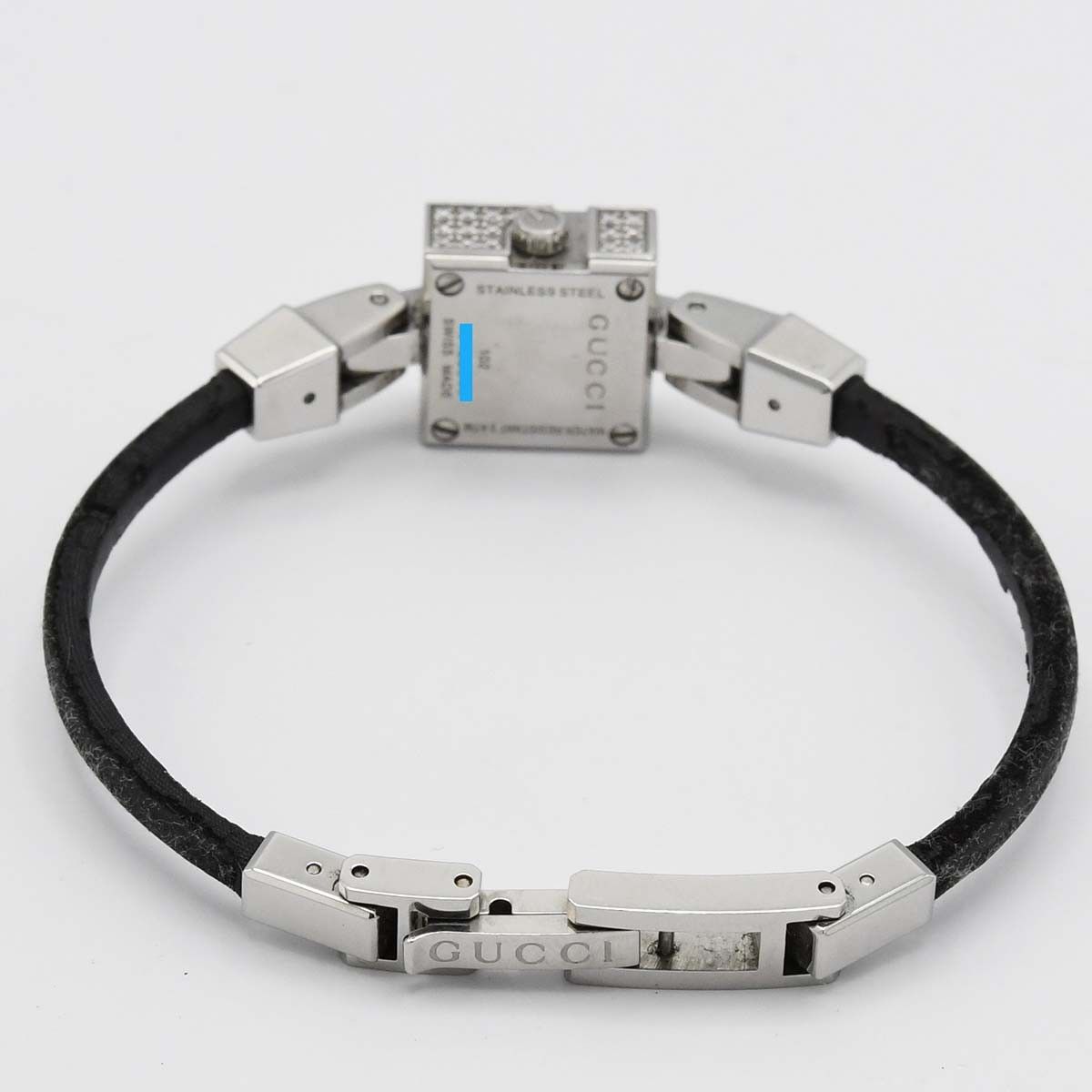 腕時計 稼働 GUCCI グッチ 102 YA102514 Gミニ ダイヤベゼル クォーツ