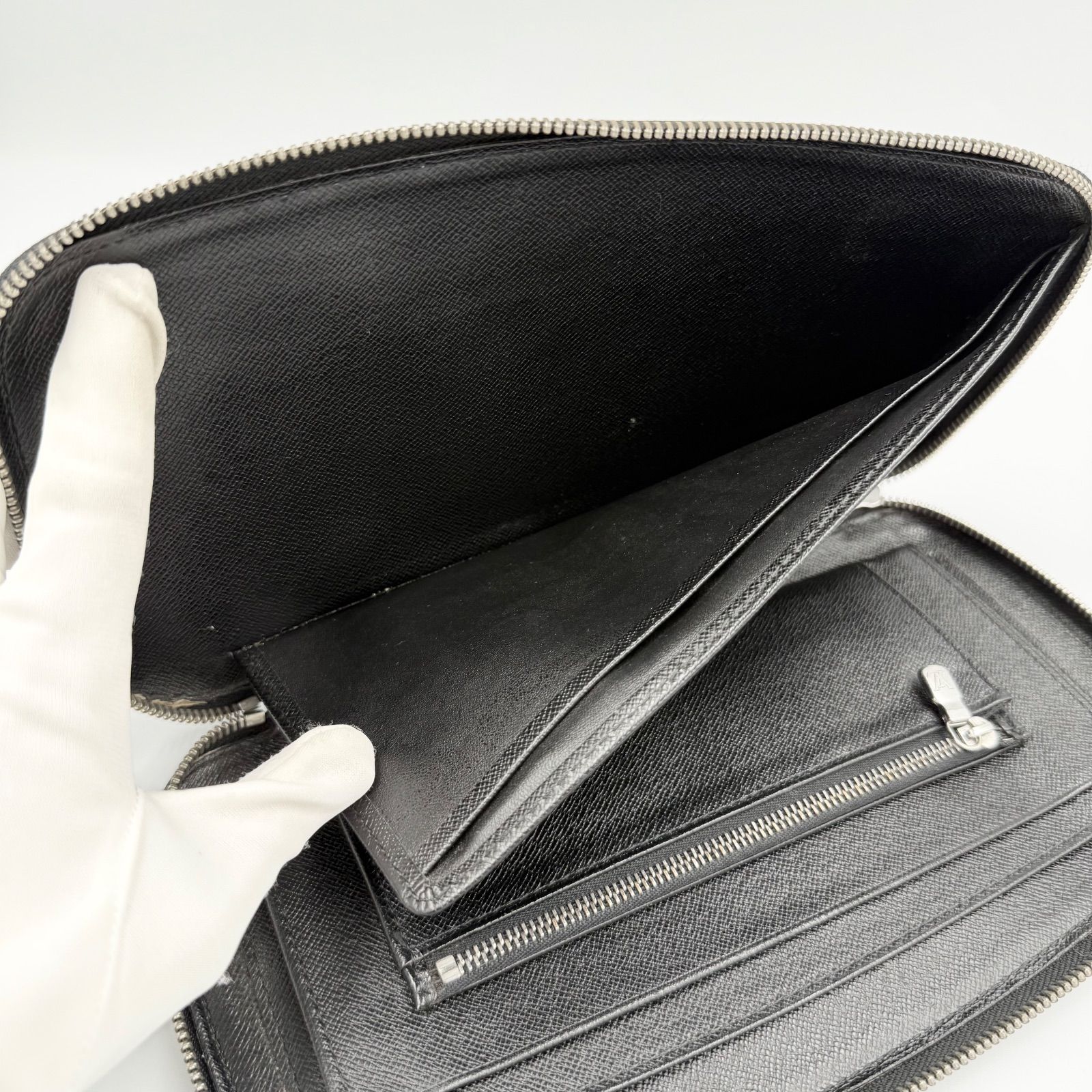 【最高級美品】ルイヴィトン タイガ ノワール ジッピーオーガナイザー 長財布 最高級美品】ルイヴィトン タイガ ジッピーオーガナイザー ノワール 長