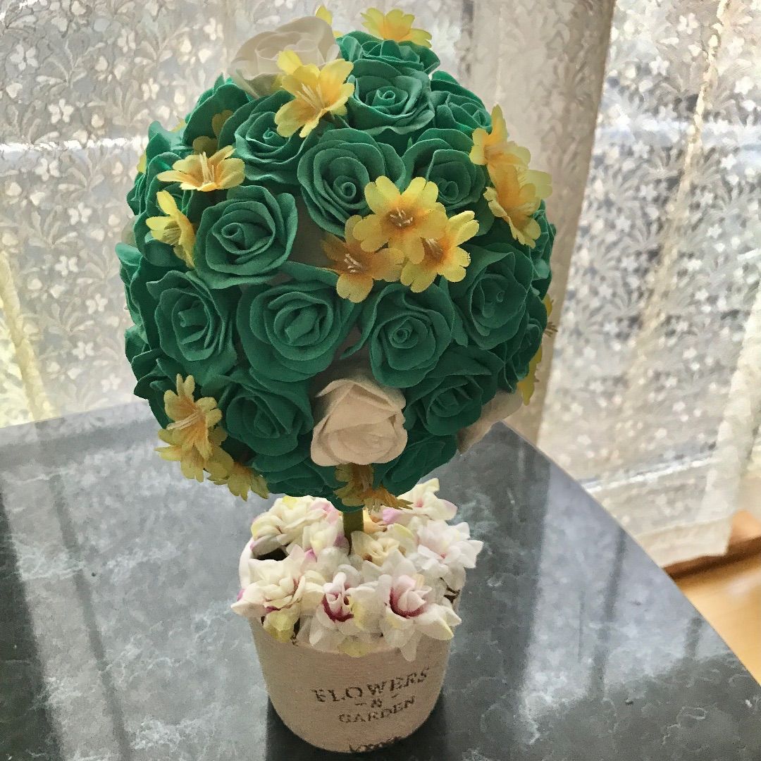 薔薇のトピアリー ミントグリーン - メルカリ 