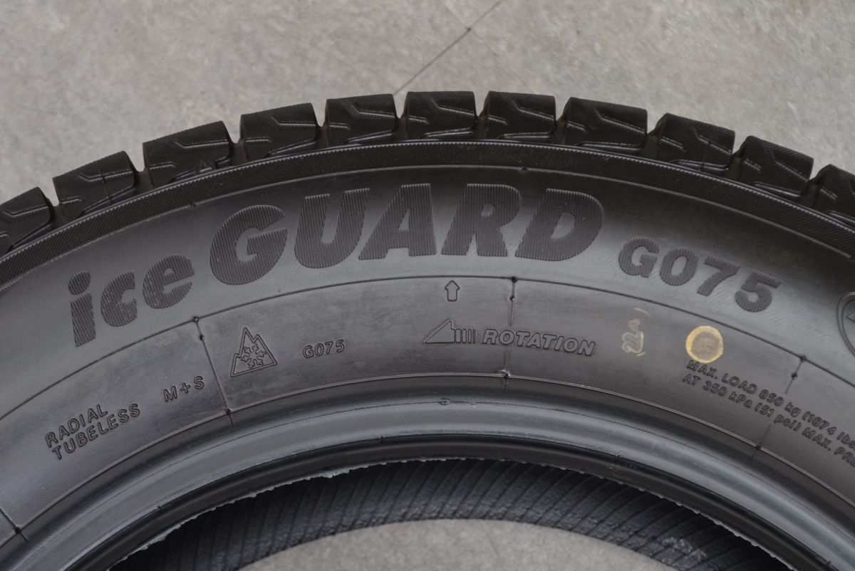 YOKOHAMAスタッドレス225/65R17 アイスガード　G075バリ山 ② 2023年製 バリ溝 スタッドレス】ヨコハマ アイスガード G075 225/65R17