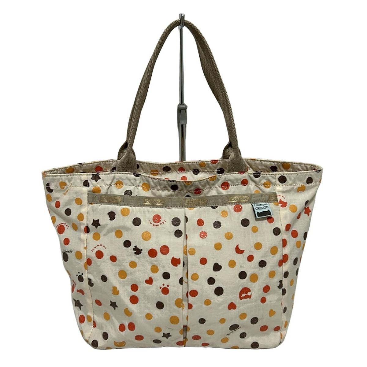 LESPORTSAC(レスポートサック) ハンドバッグ美品 - ベージュ
