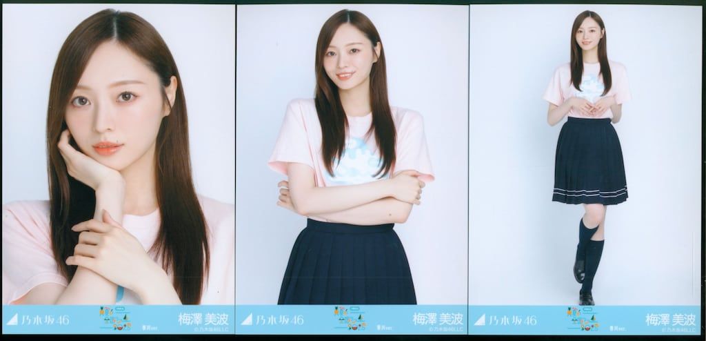 乃木坂46 全国ツアーTシャツ フリルミニスカ 6種コンプ 生写真 梅澤美波 乃木坂46 【梅澤美波】 真夏の全国ツアー2025 北海道 生写真 6