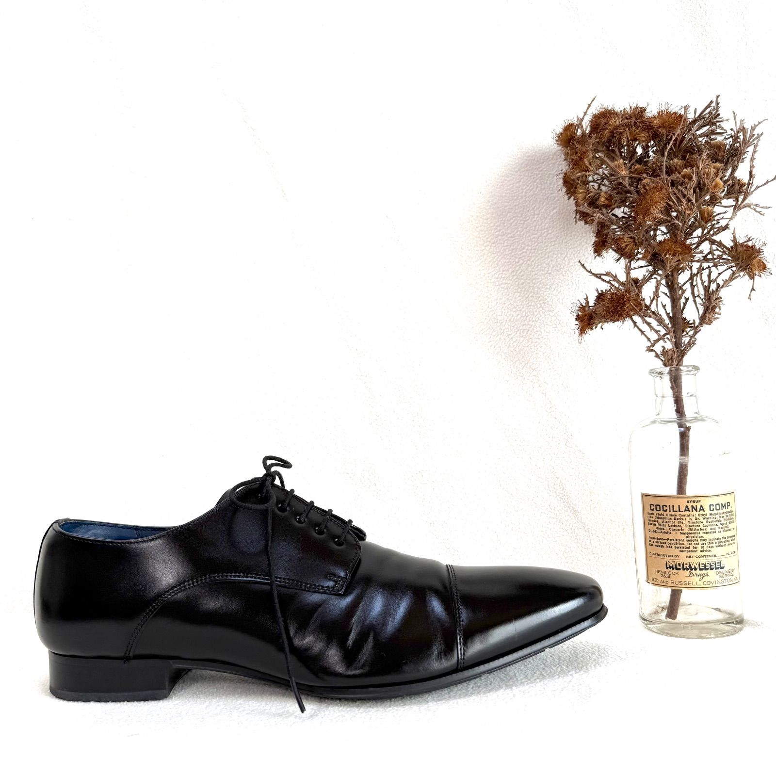 極美品✨リーガル 25GR ストレートチップ レザー ブラック 25.5 日本製