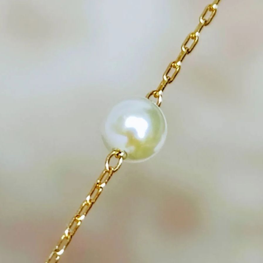 Pearls ファッション MIZUKI パール ダイヤモンドカフ ブレスレット 新品