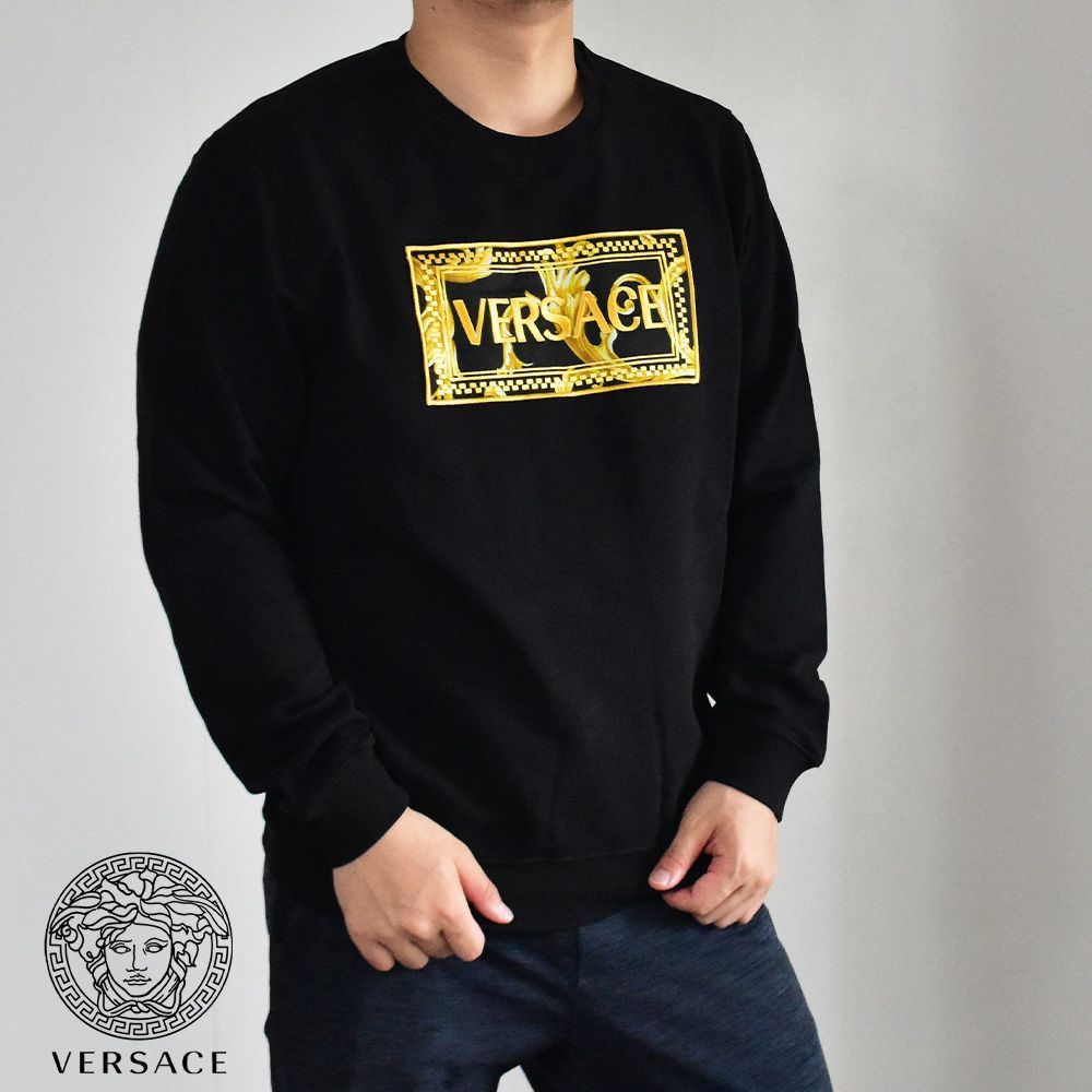 VERSACE ラ グレカ ロゴ スウェット - スウェット