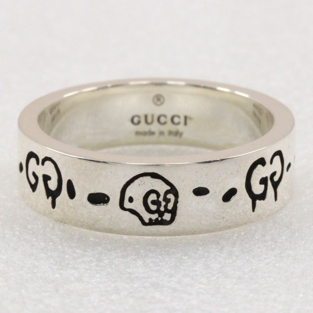 GUCCI】グッチ ゴースト GG シルバー925 16号 ユニセックス 6g リング