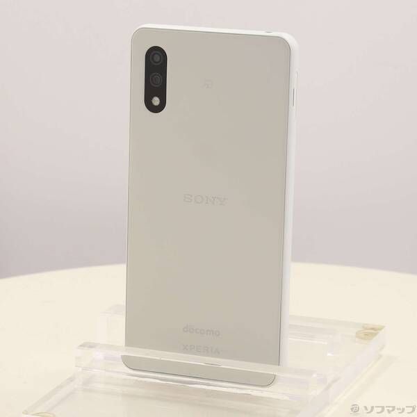 中古品〕 Xperia Ace II 64GB ホワイト SO-41B docomoロック解除