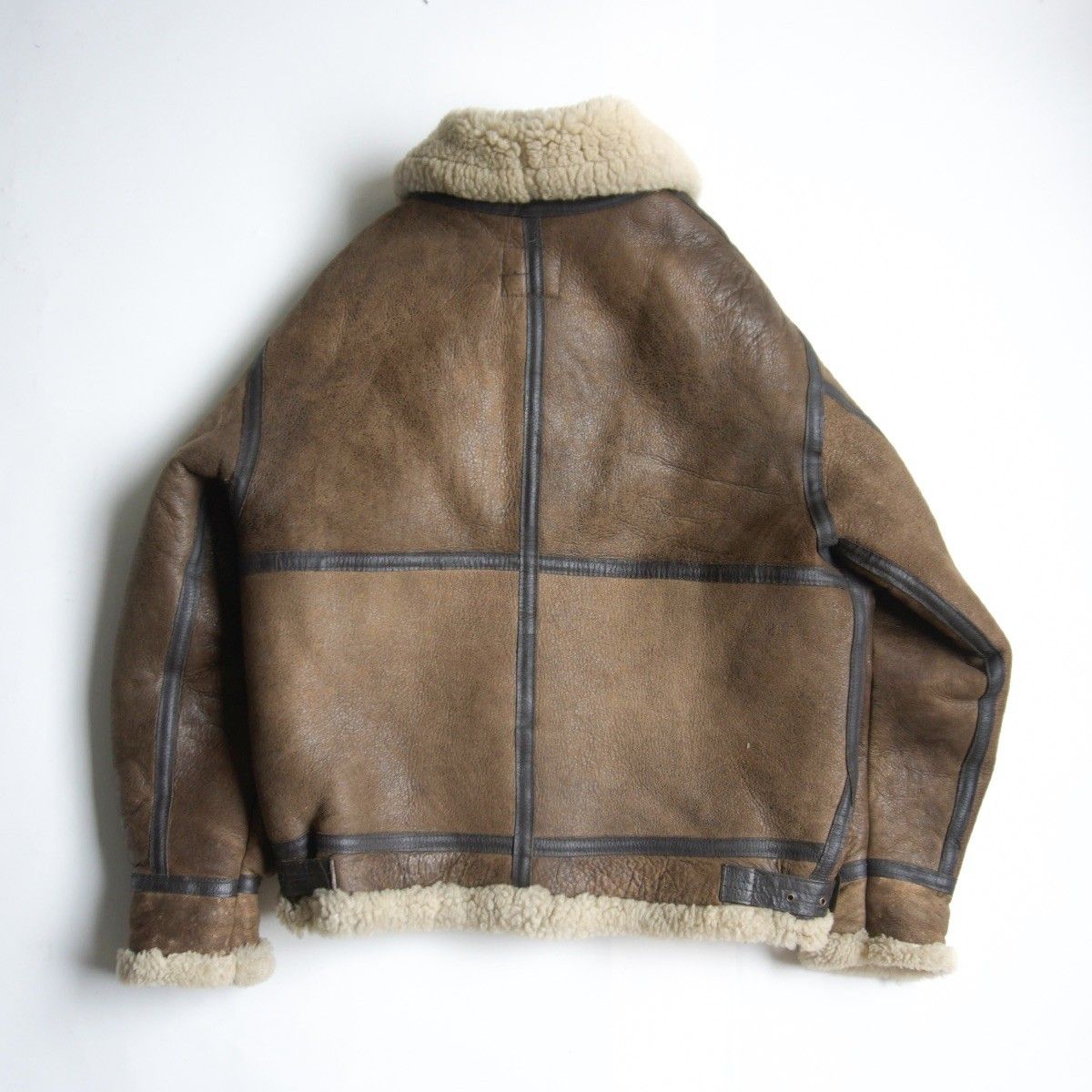 Avirex B-3 レザーシープスキンジャケット サイズ40 雰囲気抜群