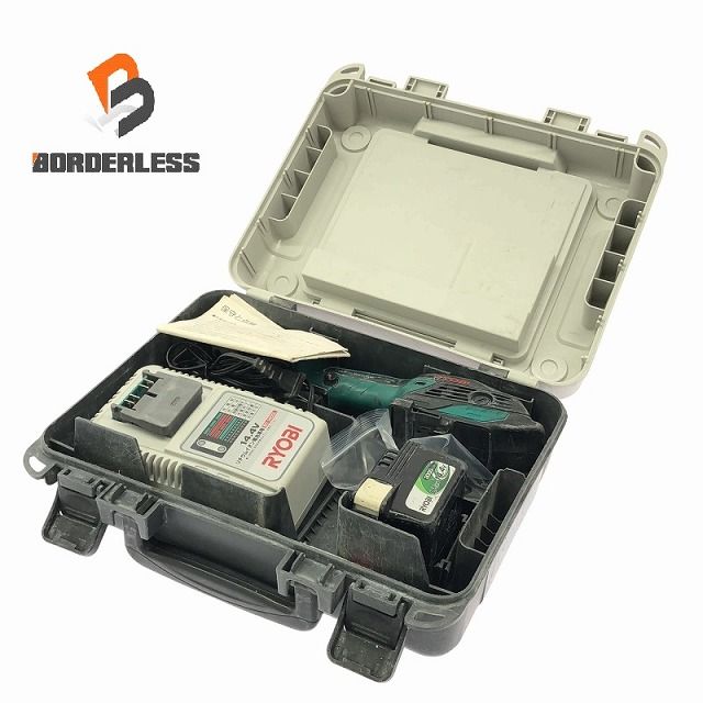 比較的 RYOBI リョービ 14.4V 充電式小型レシプロソー BRJ-120 バッテリー1個 14.4V 3.0Ah 充電器 ケース付き 108108