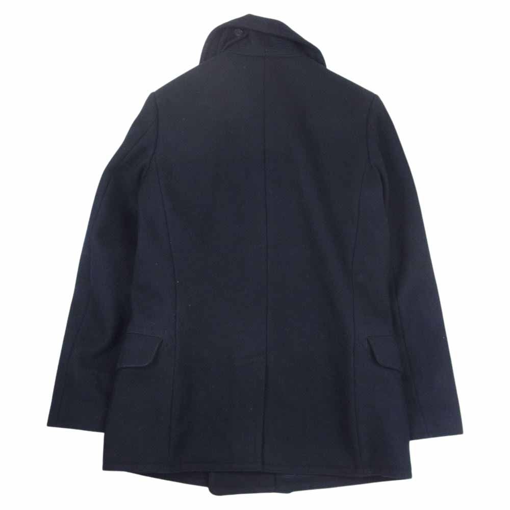 RRLダブルアールエルウールPコート L ネイビー10ボタ