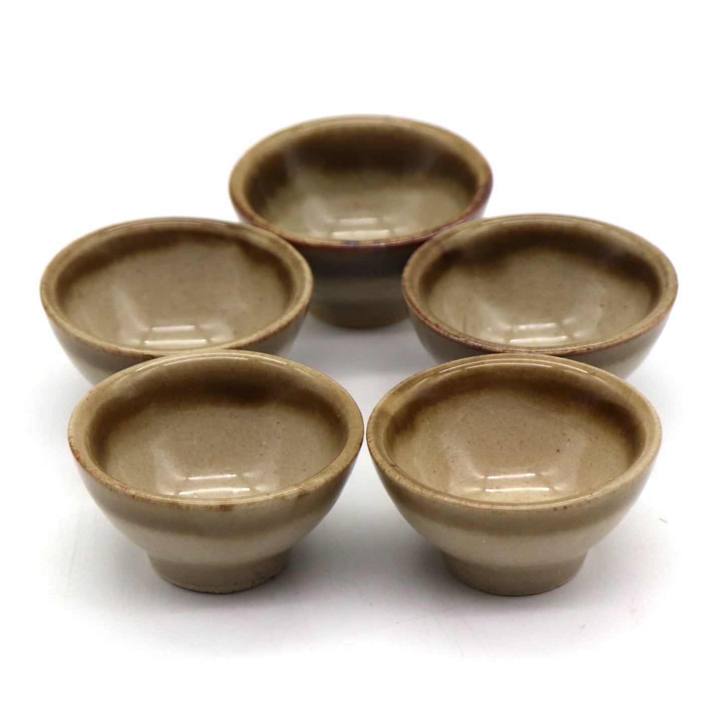 益子焼・酒器揃・徳利2本・お猪口5客・No.210529-28・梱包サイズ60