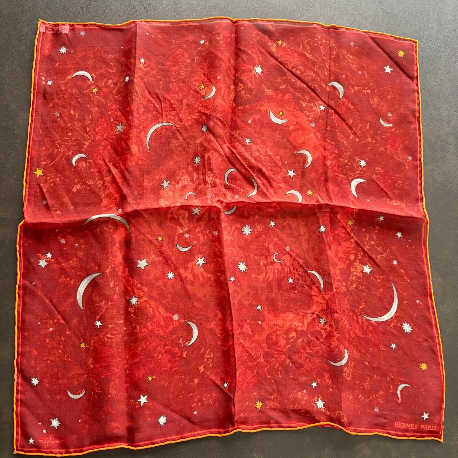 HERMES シルク スカーフ カレ40 l'annee des etoiles