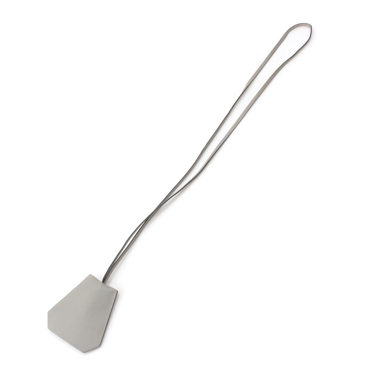 美品★HERMES クロシェット ネックレス グレー D刻印 HERMES - ◇お値打ち品◇ □美品□ エルメス クロシェット
