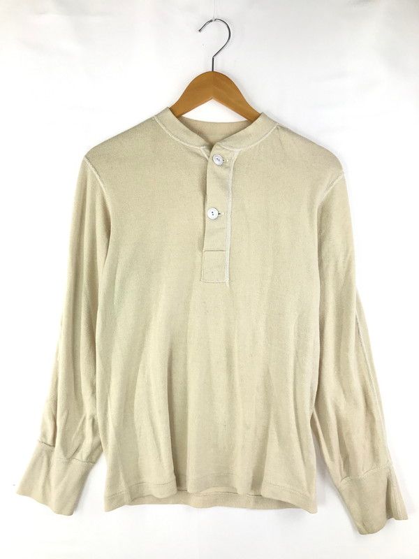 メンズ U.S.ARMY アメリカ軍 70 s HENLEY NECK THERMAL TYPE 1 UNDERSHIRT 70年代 ヘンリーナック サーマルアンダーウェア 長袖Tシャツ 146-250323-hi-15-TAG