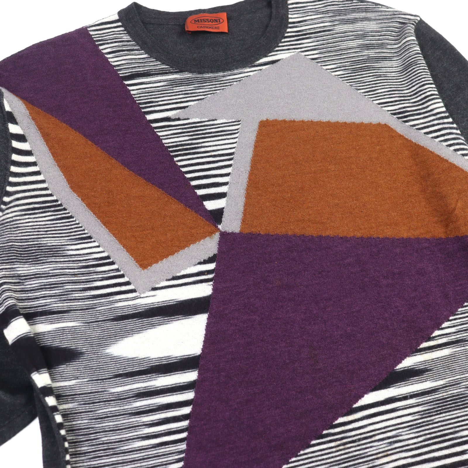 【購入前要コメント】MISSONI ミッソーニ 幾何学模様 半袖 ワンピース 購入前要コメント】MISSONI ミッソーニ 幾何学模様 半袖