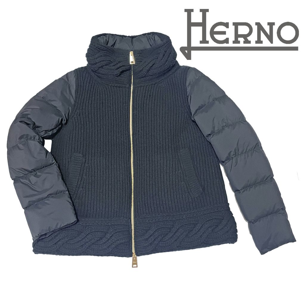 HERNO ICONICO 軽量ダウン サイズ42 黒-