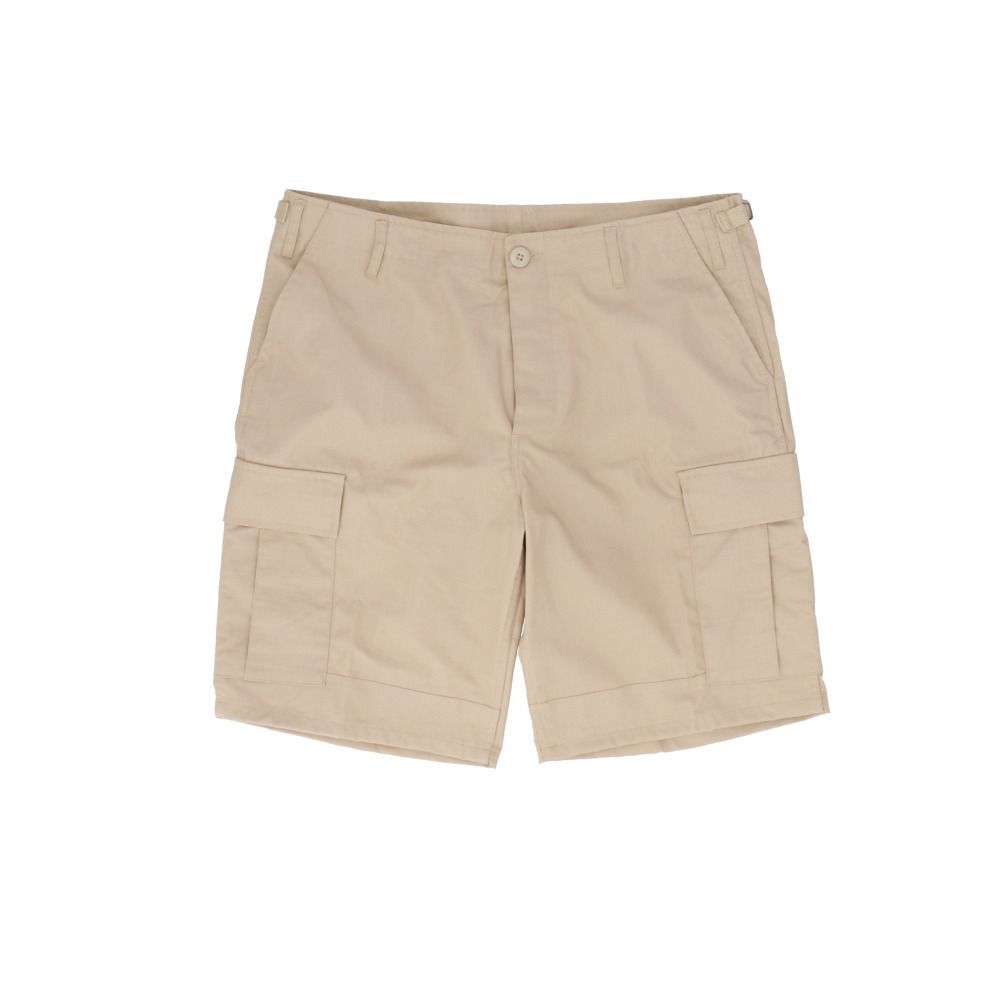 カーキ  XLサイズ  B.D.U.ショートパンツ リップストップ ショートパンツ メンズ 短パン ハーフパンツ ミリタリーパンツ ワークパンツ ミリタリースタイル カジュアル 迷彩服 おしゃれ お洒落 
