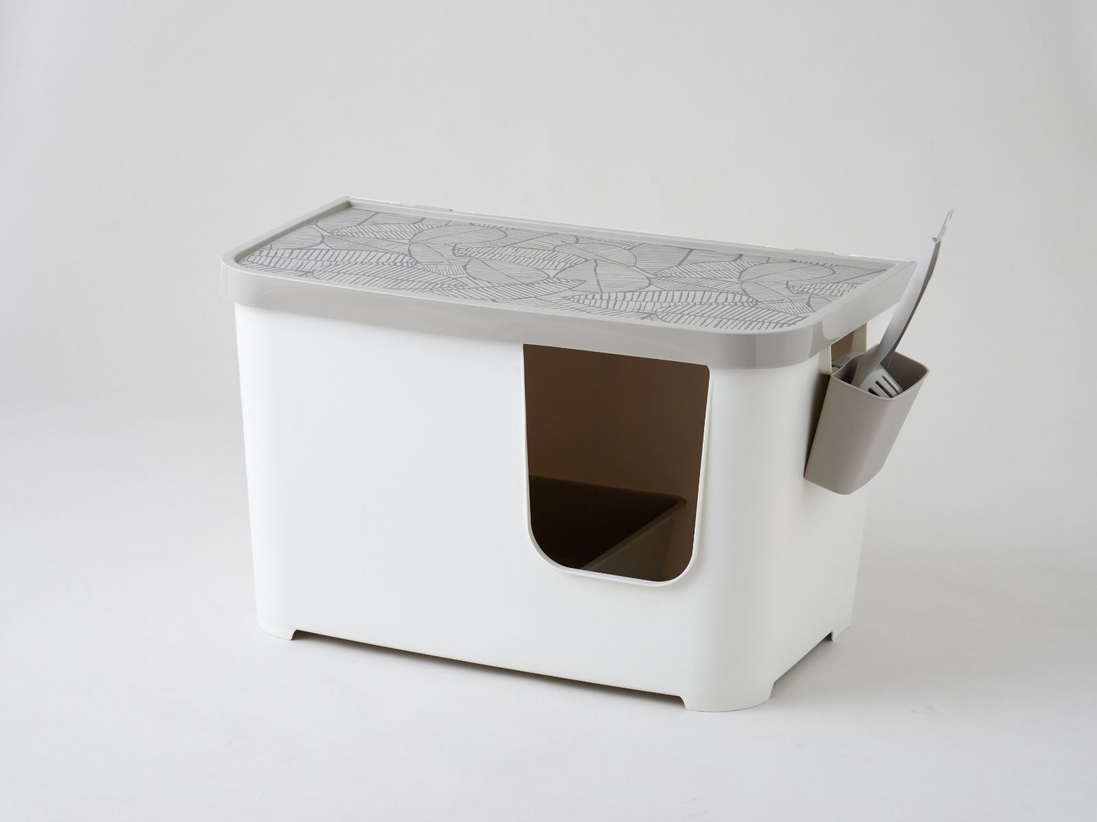 訳アリ品】CASETTA(カセッタ)【猫トイレ】※フタ・本体にやや歪み
