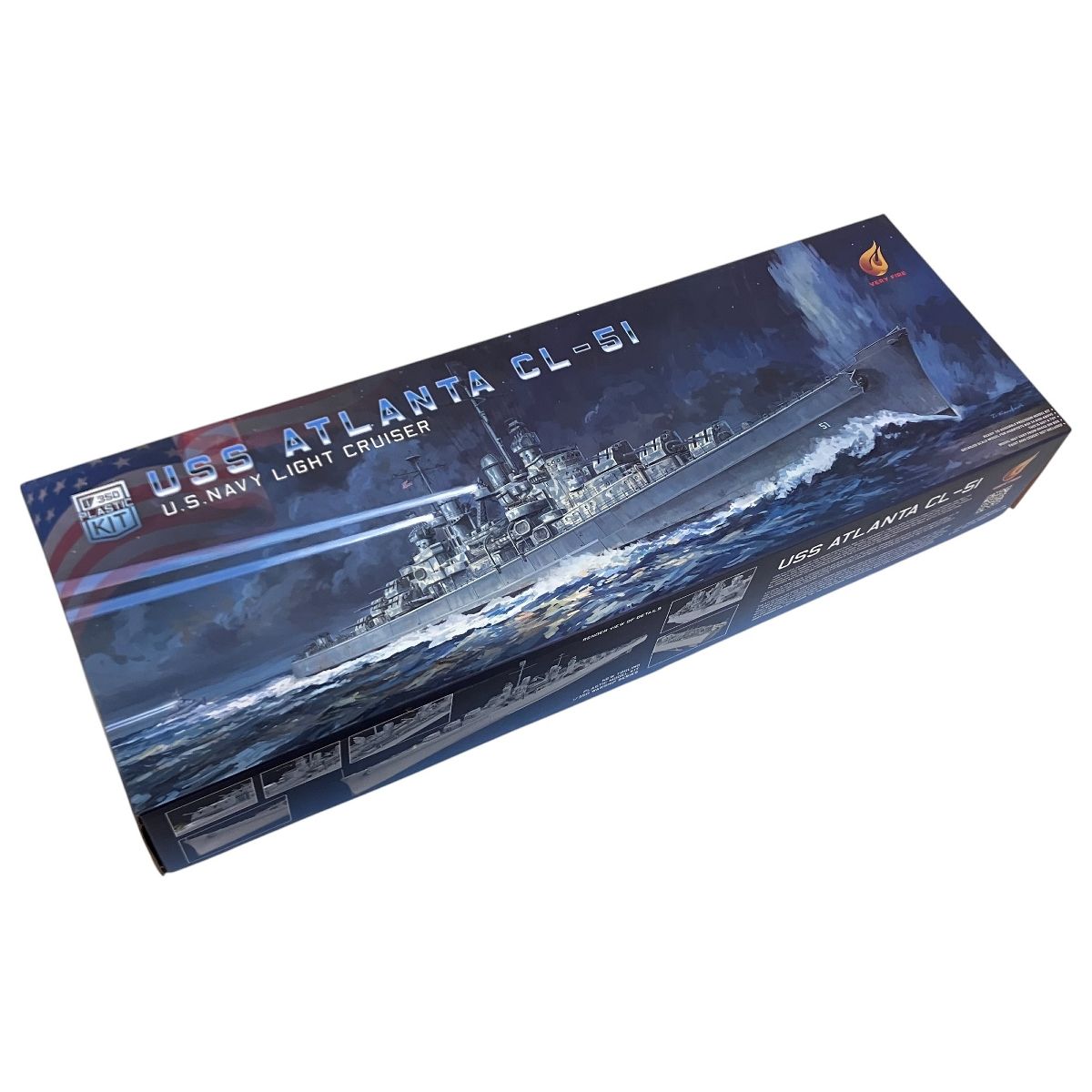 VERY FIRE USS ATLANTA CL-51 1|350 戦艦 プラモデル アメリカ 海軍 ホビー F9923512