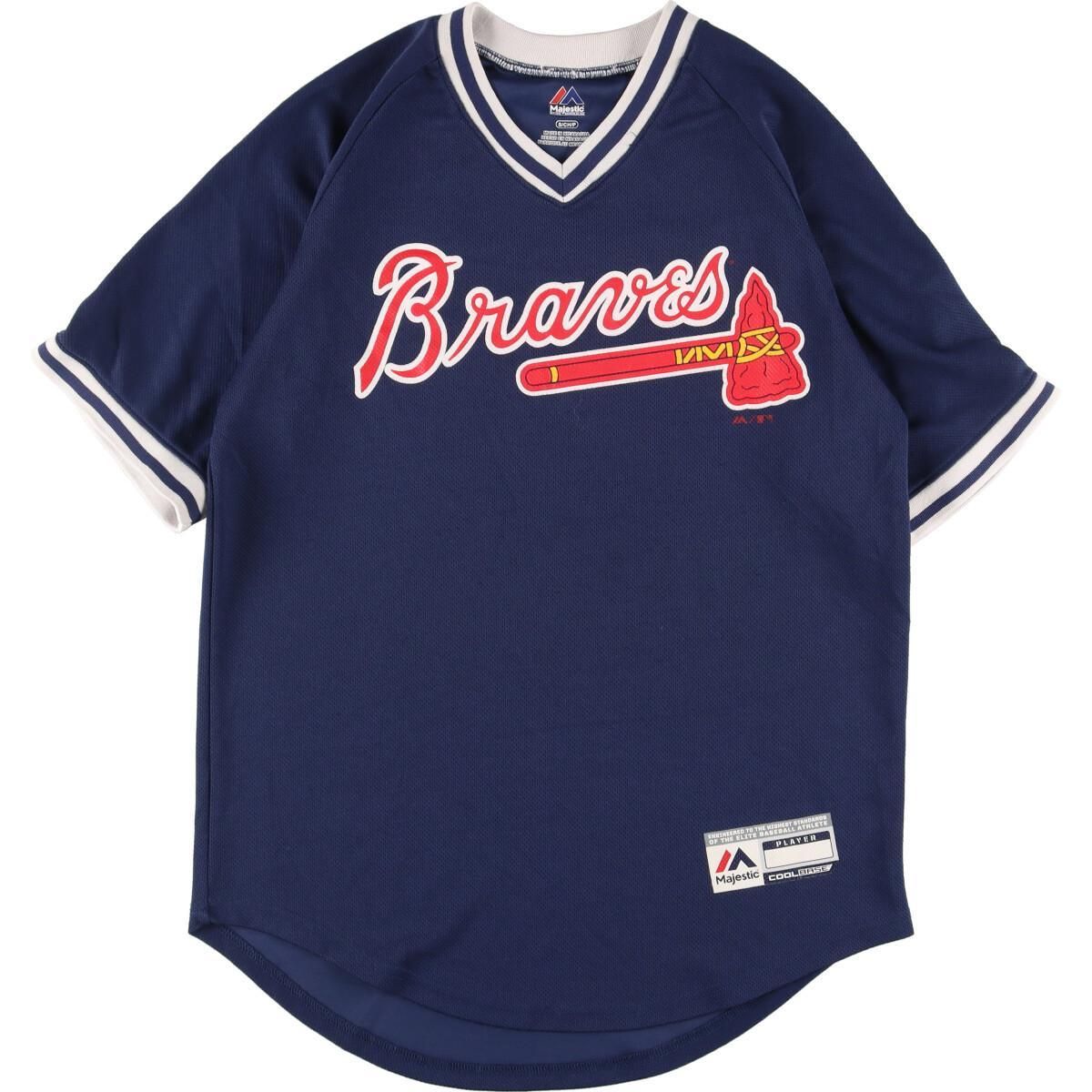 Majestic マジェスティック ブレーブス ユニフォーム ヴィンテージ 楽天市場】□ MLB オフィシャル Majestic ブレーブス ベース