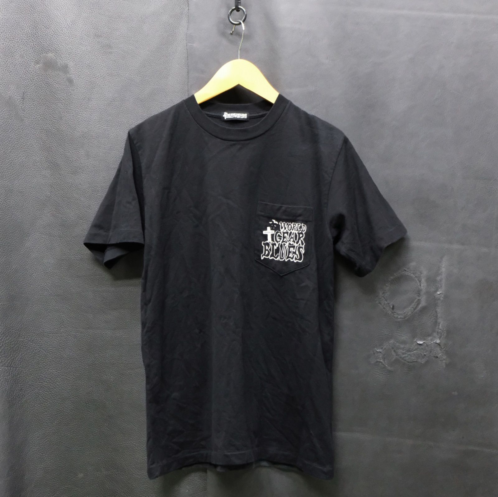90's THEE MICHELLE GUN ELEPHANT WORLD GEAR BLUES 胸ポケTシャツ