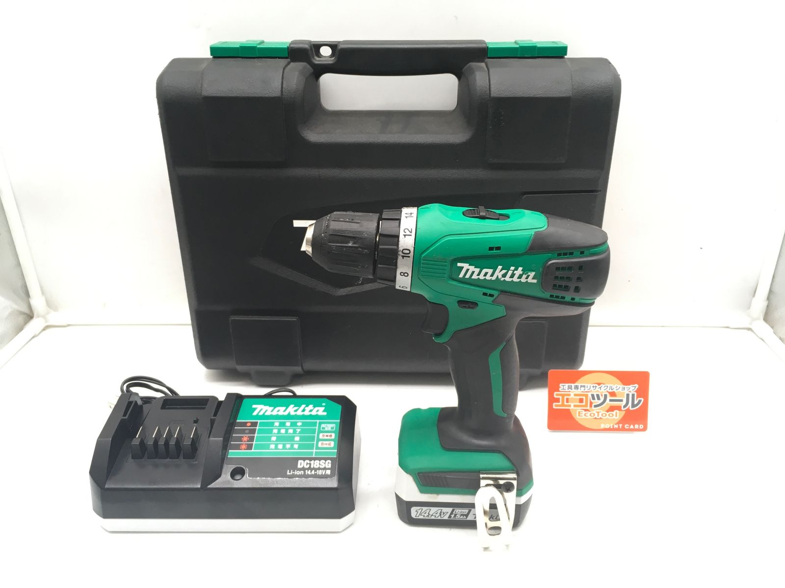 中古品】☆Makita/マキタ 14.4v充電式ドライバドリル MDF347DS