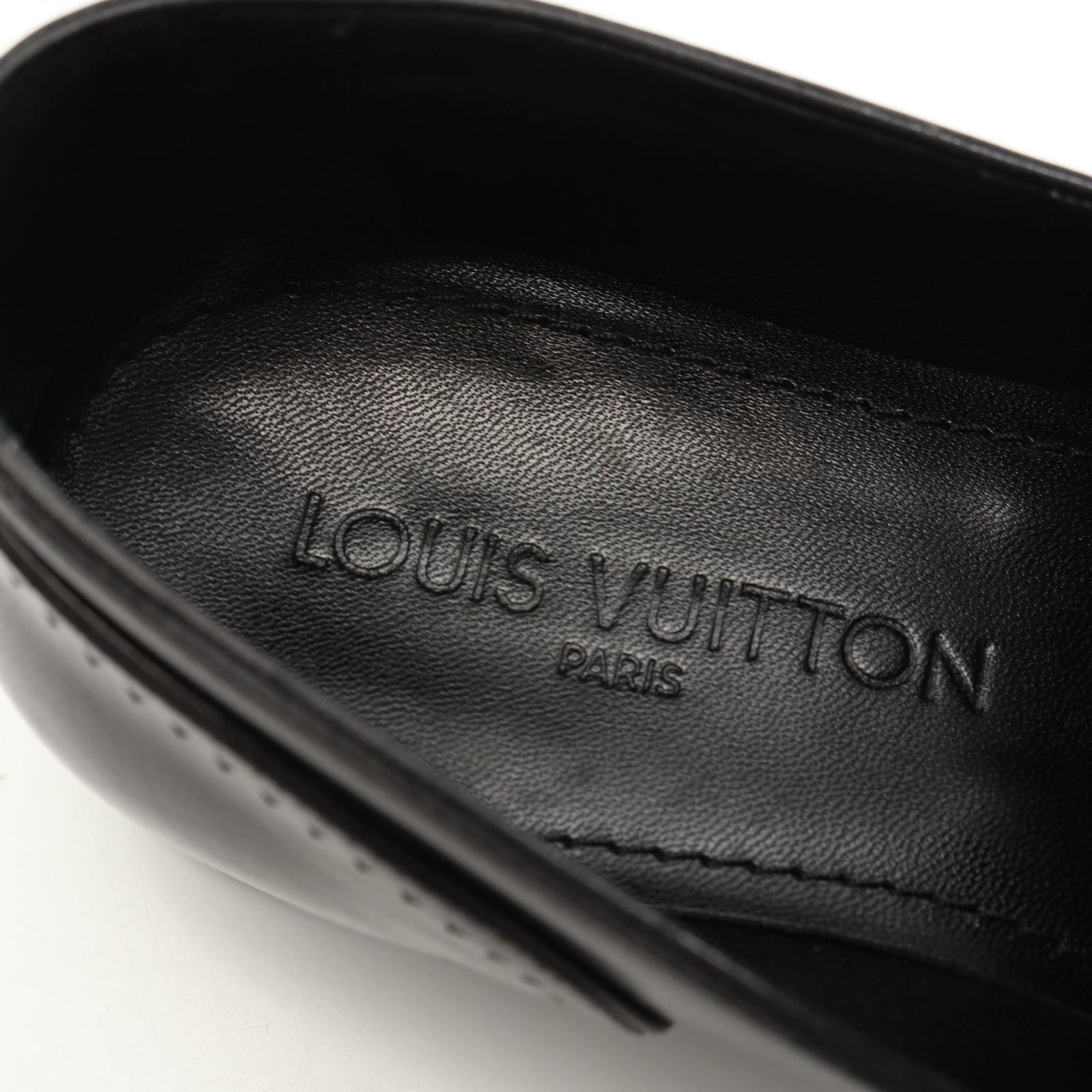 LOUIS VUITTON ルイヴィトン　ペニーローファー　ロゴ刻印　ダミエ LOUIS VUITTON ルイ・ヴィトン LVロゴ ローファー - メルカリ