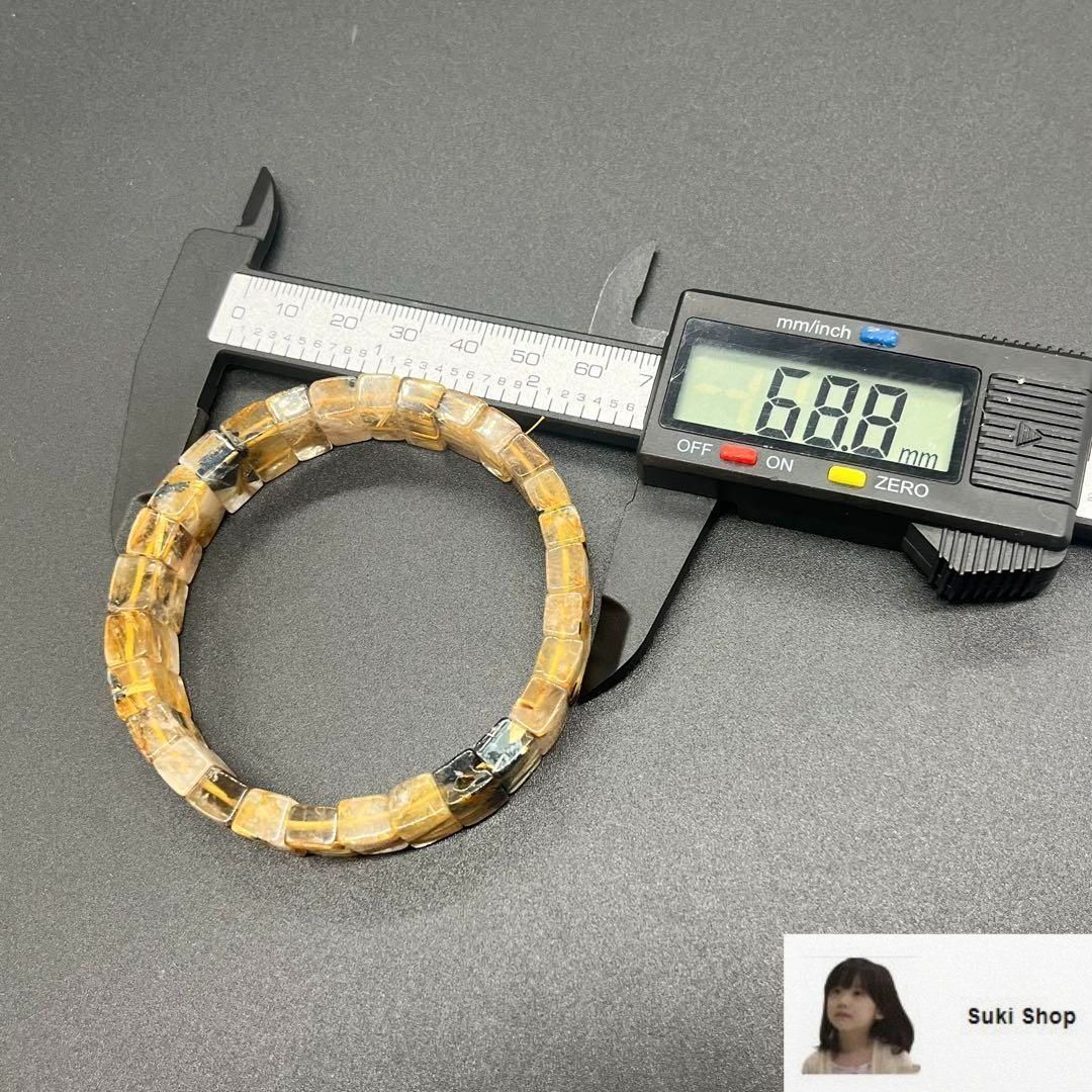 ゴールドルチル バングル タイタンルチル 太陽ルチル