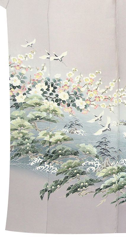 京友禅伝統本工芸加賀五彩手描染