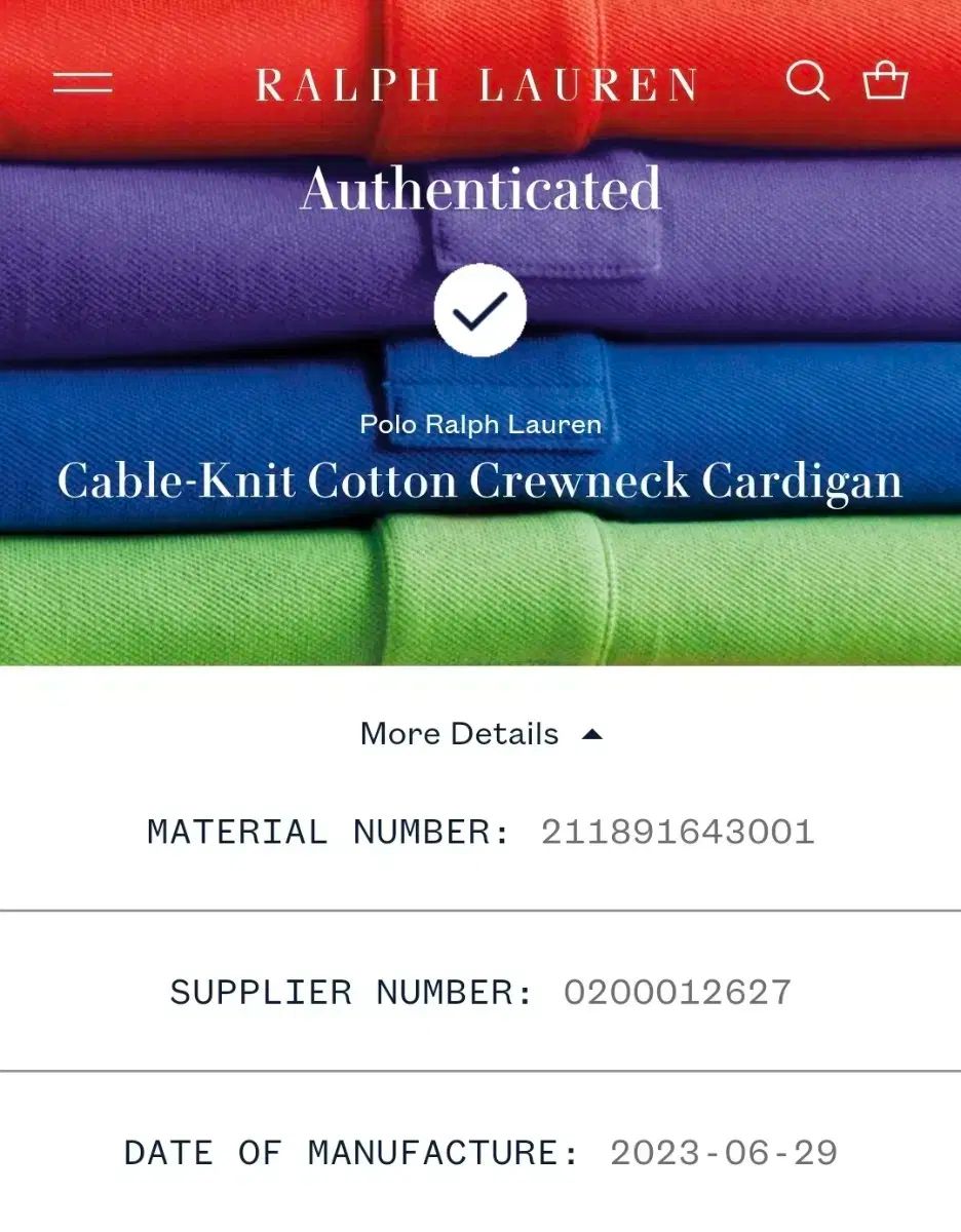 ポロ レディース用 ケーブル カーディガン M 正規品販売 O