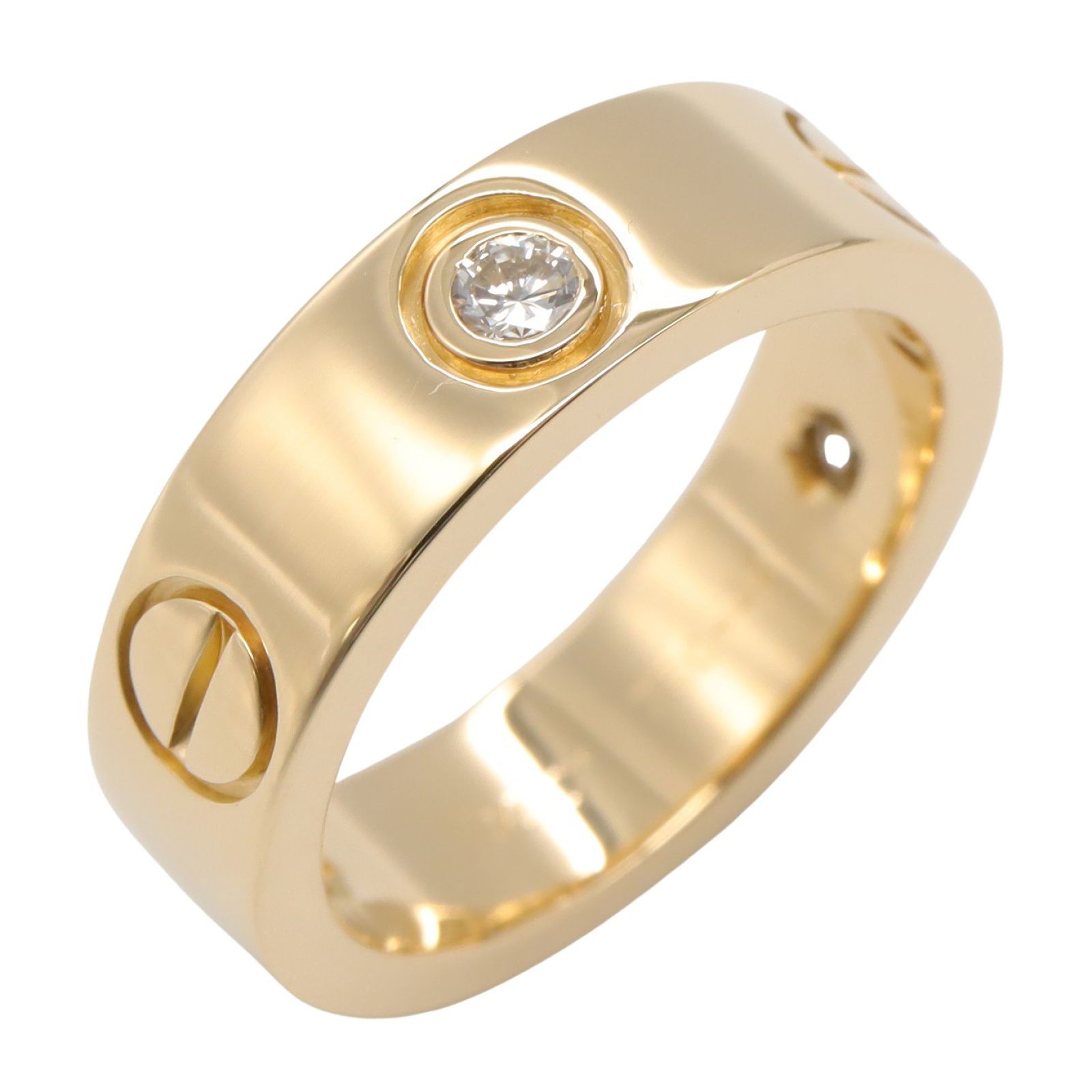 カルティエ CARTIER リング 指輪 ラブリング 3PD K18 イエローゴールド ダイヤモンド ラブリング 3PD レディース Used A