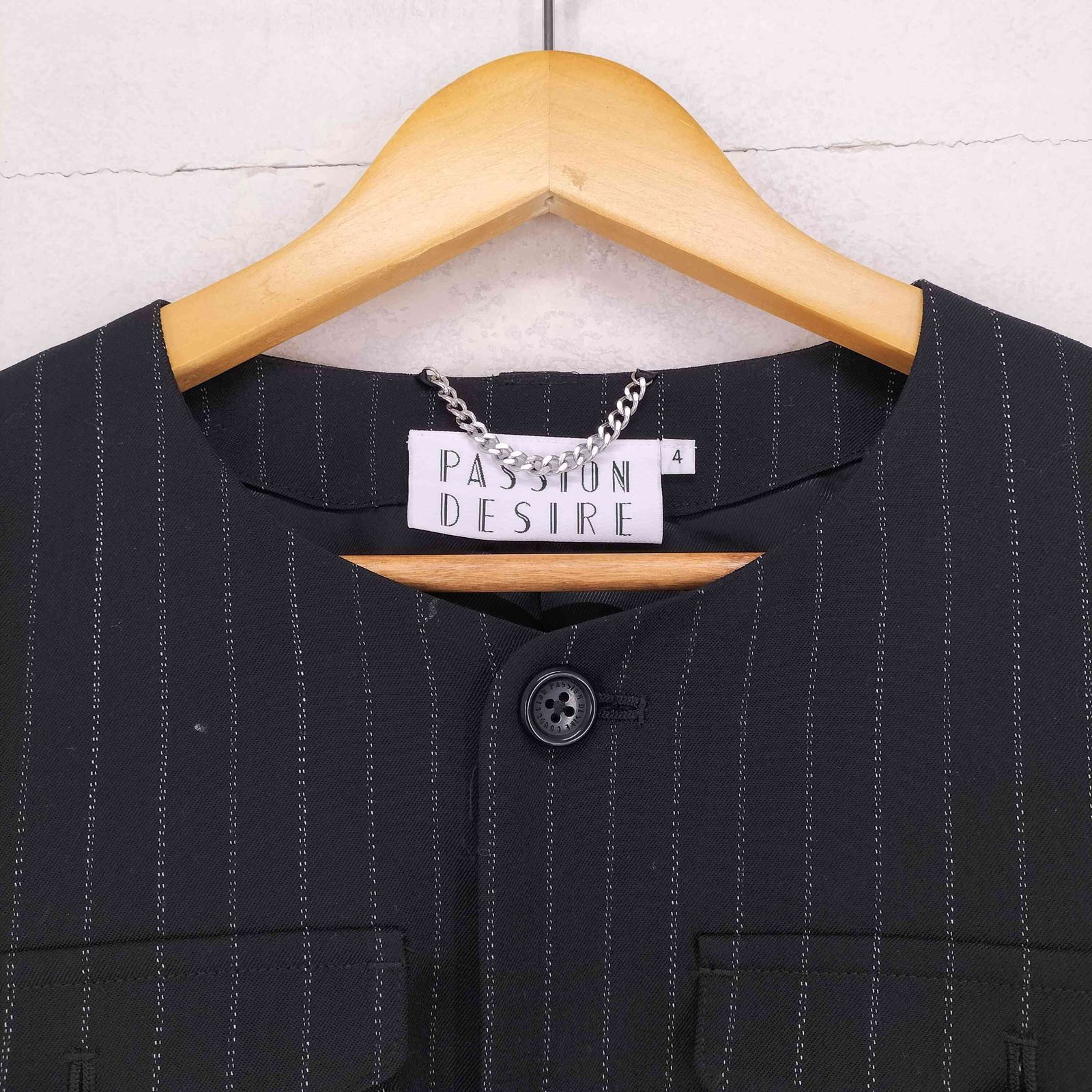 エルコンダクター el conductorH WOOL NO COLLAR BONDAGE JKT メンズ 4 