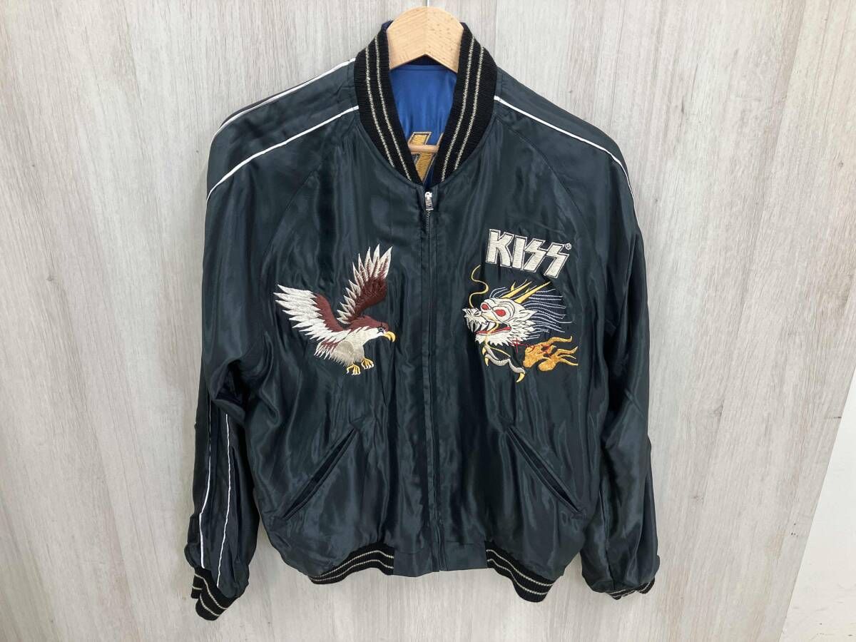 TAILOR TOYO × KISS スカジャン TT13766 リバーシブル サテン スカジャン サイズM