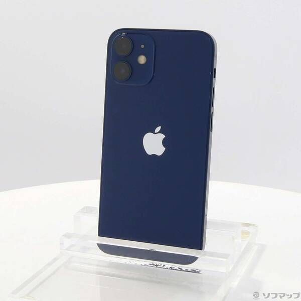 中古品〕 iPhone12 mini 64GB ブルー MGAP3J／A SIMフリー【377