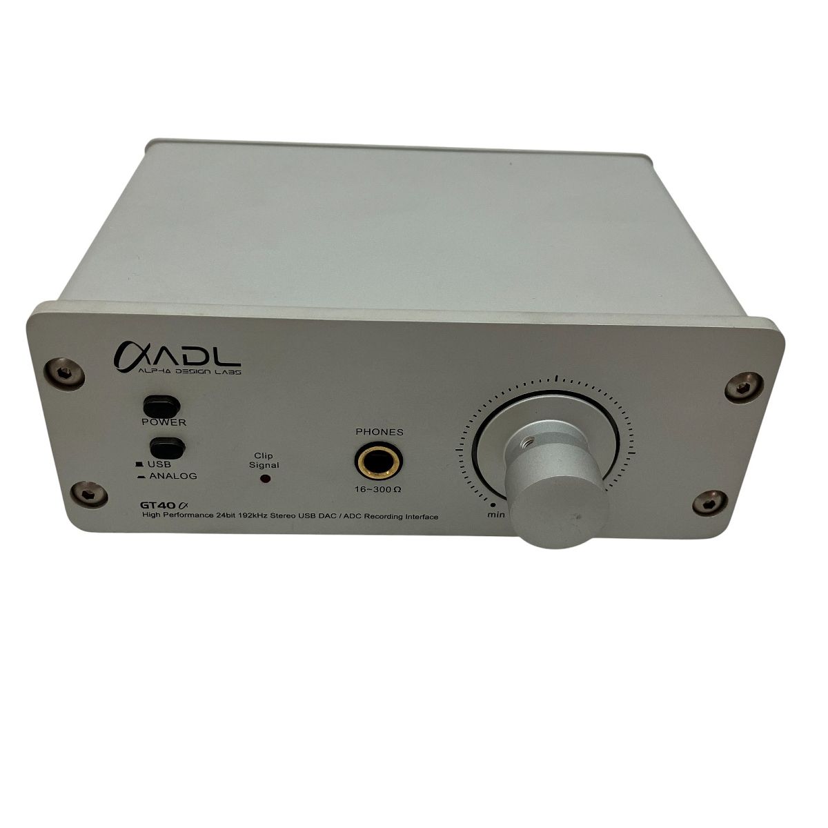 FURUTECH GT40α ヘッドホンアンプ フォノイコライザー USB DAC オーディオ 音響機材 フルテック ジャンク C10451345