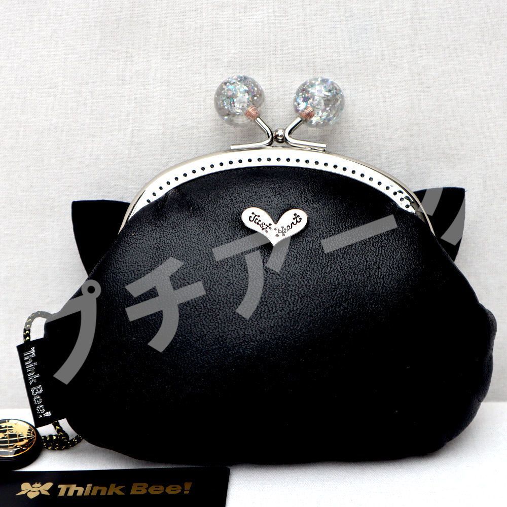 新品・Think Bee!シンクビー! 口金ポーチ (キャット) ネコがま口 ピンポンカワイイ 口金ポーチ (キャット) Think Bee! 公式