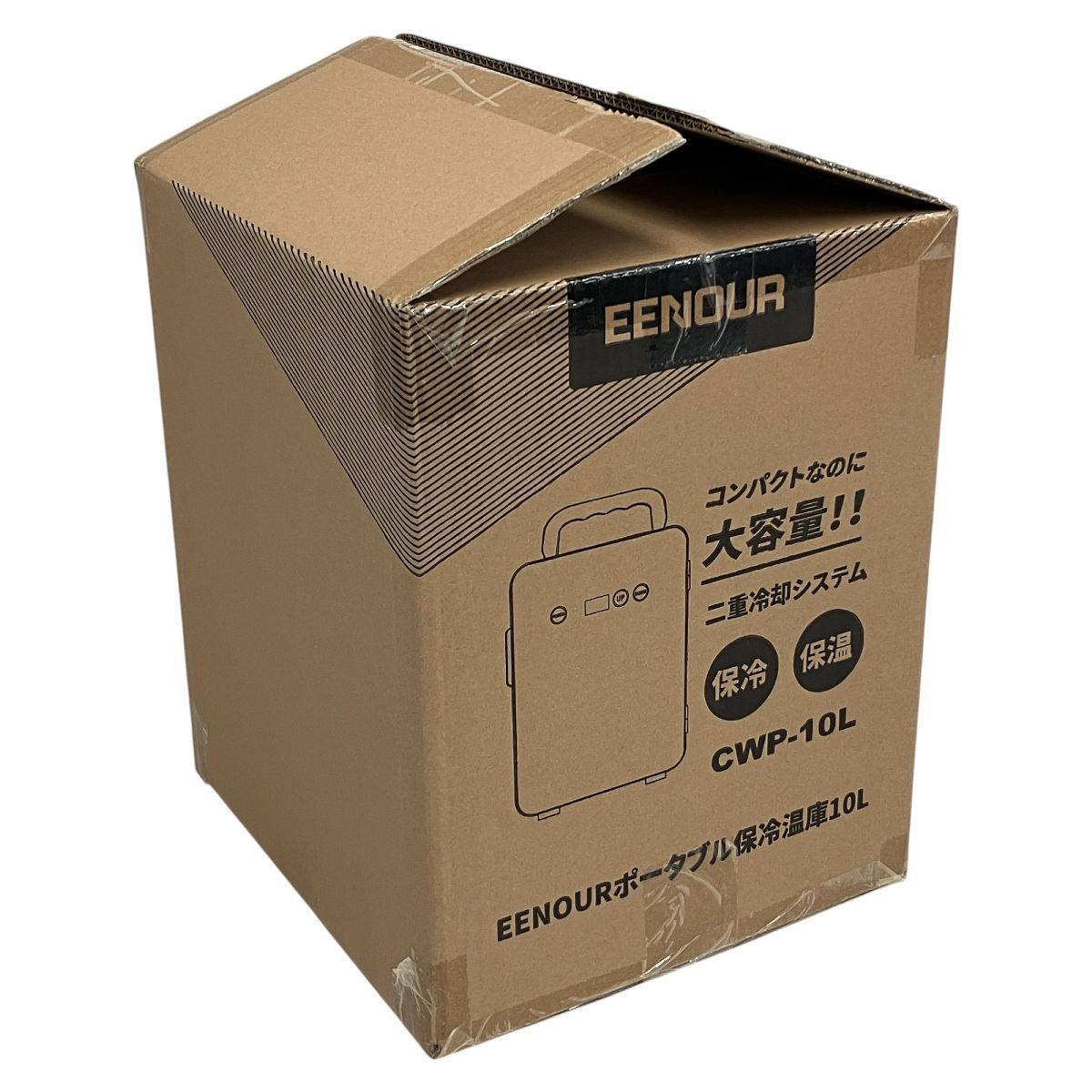 EENOUR CWP-20L 冷温庫 20L ポータブル 小型 2ドア 同時保温保冷 冷蔵庫 キャンプ アウトドア 家庭用 家電 T9971139