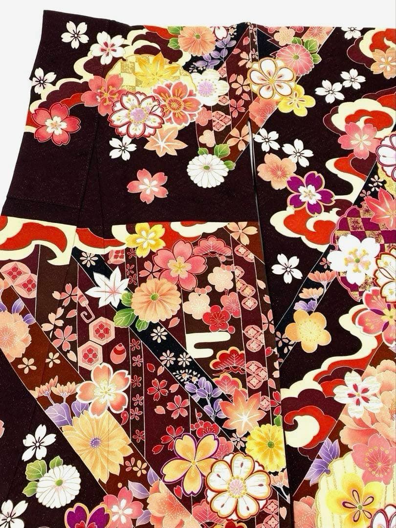 振袖 豪華 銀通し 金駒 金彩 紋意匠 桜 身丈159cm 撥水加工済 - メルカリ