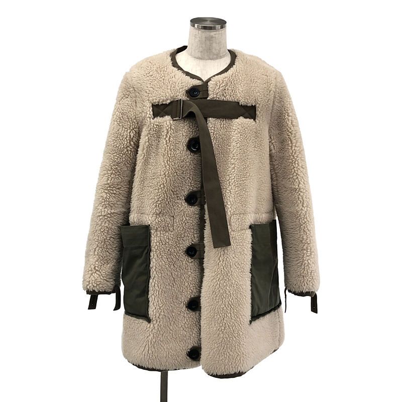 美品】 sacai / サカイ | 2020AW | リバーシブル 異素材 ボア切替 
