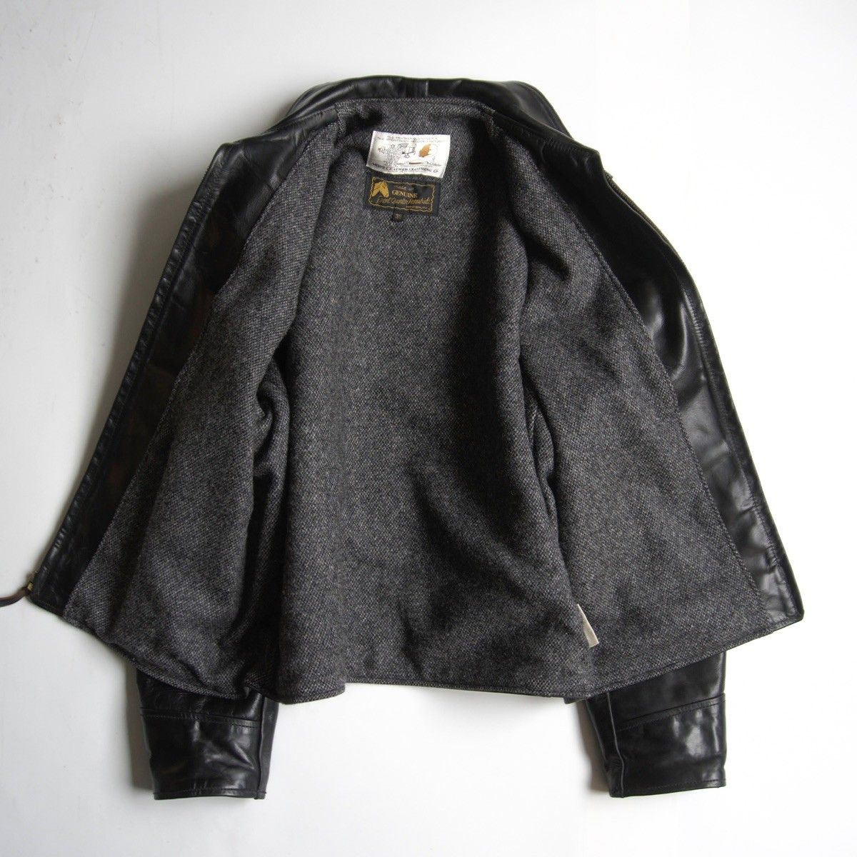 雰囲気抜群】AERO LEATHER【ハイウェイマン ホースハイド レザー