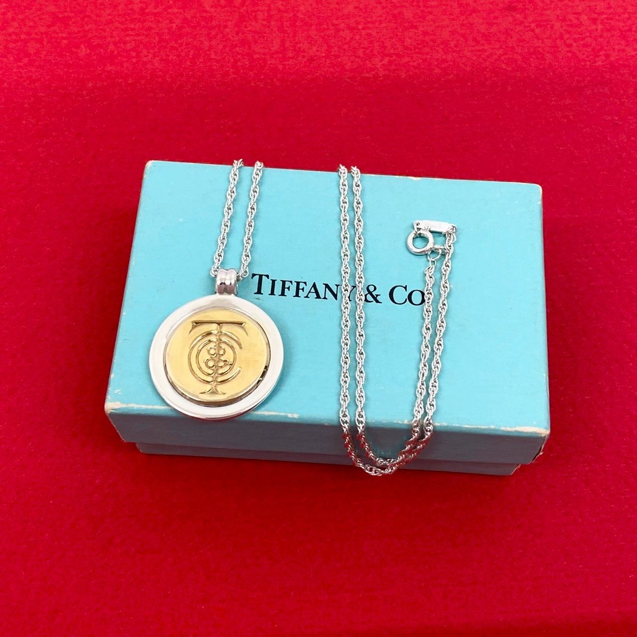 極 美品 箱付 TIFFANY&Co. ティファニー ヴィンテージ コイン