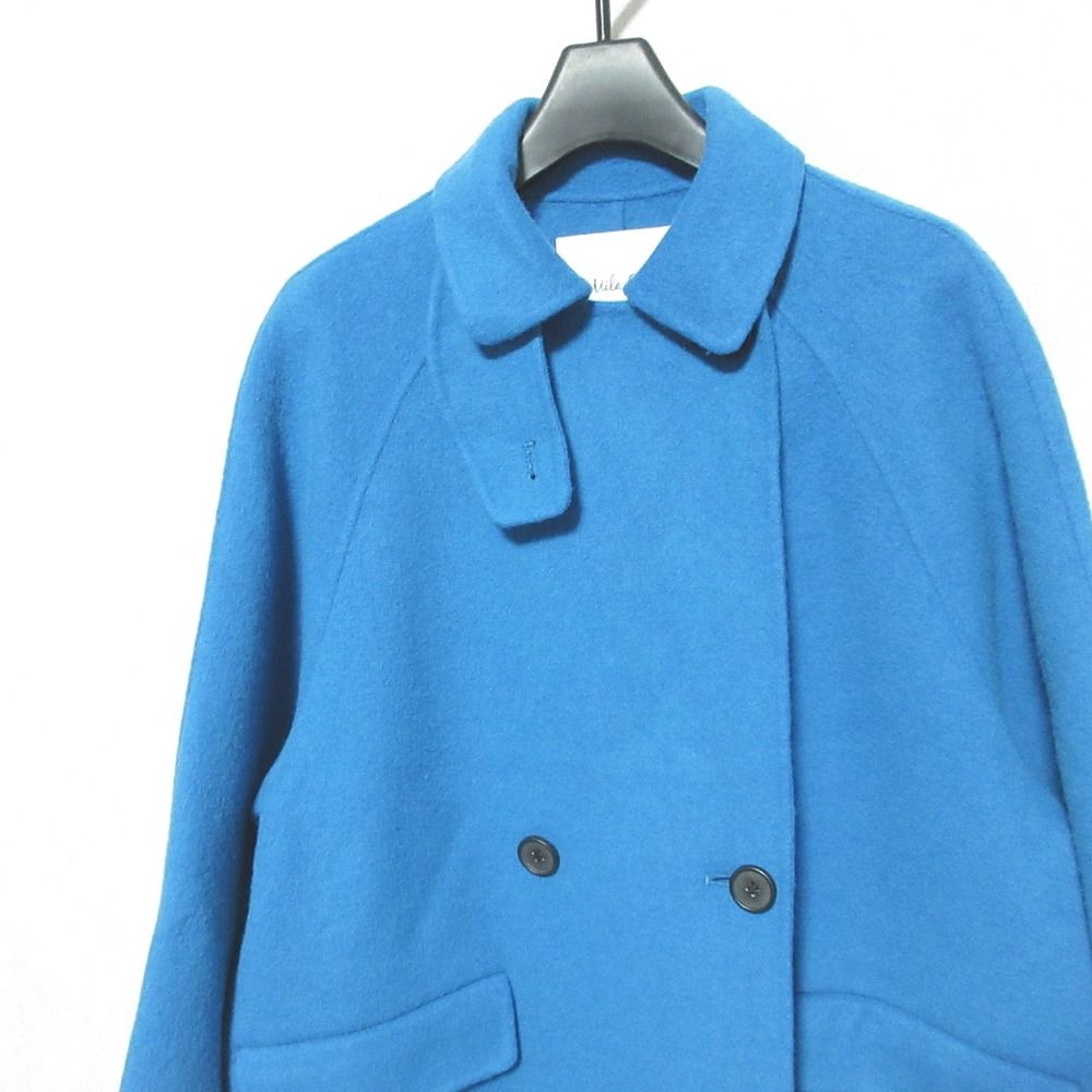 美品 22AW Mila Owen ミラオーウェン 襟ストラップダブルコート 