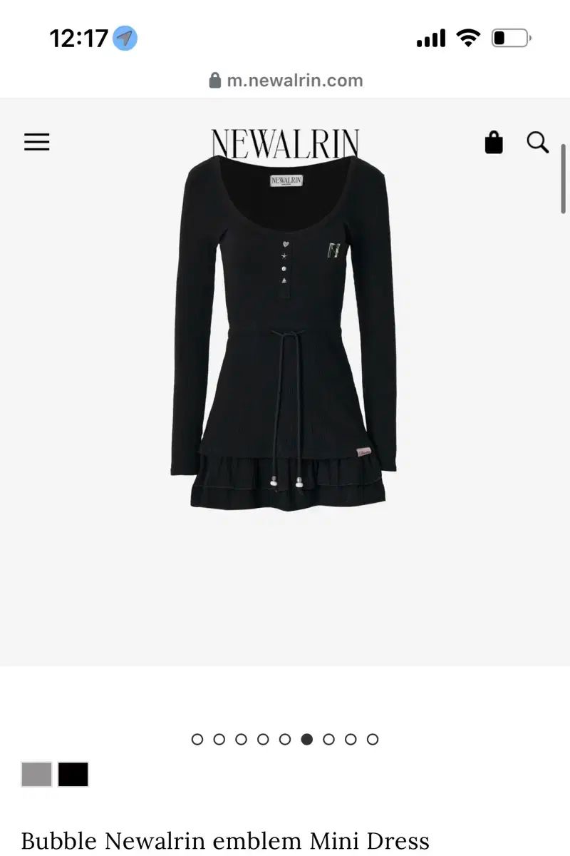 ニュー LYNN エンブレム ブラック ミニ ONE PIECE