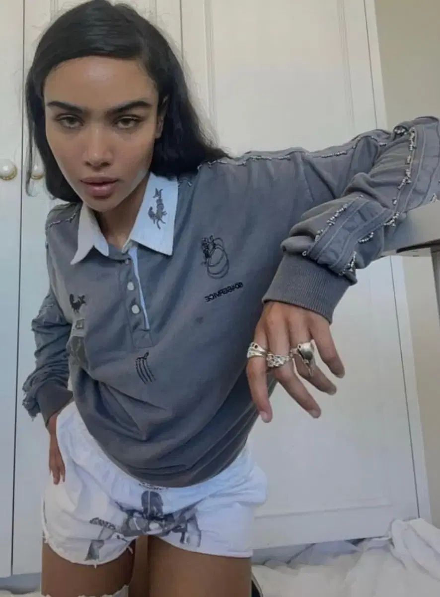 604 サービス フットボール カラーTシャツ 白