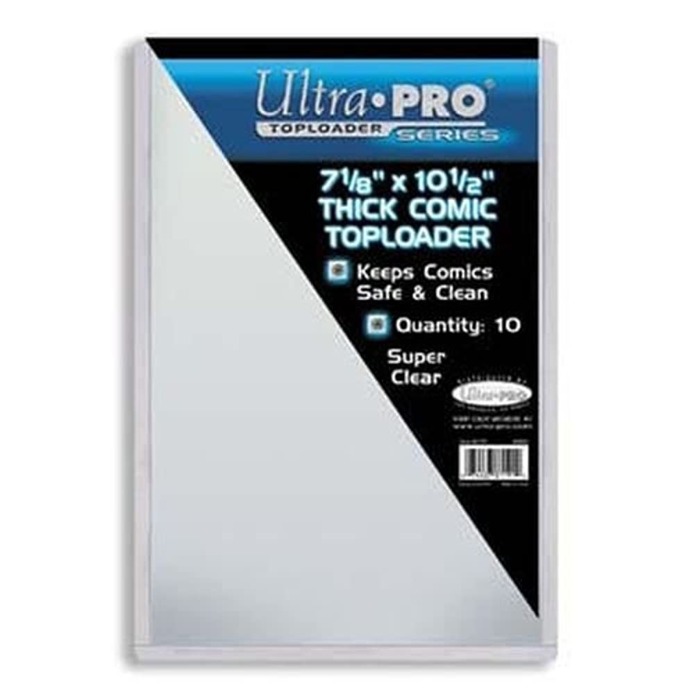 Ultra Pro 7-1|2 X 11 Thick Comic Toploader 10ct by Ultra Pro