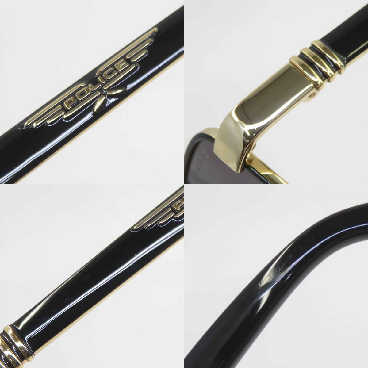 POLICE ポリス ORIGINS 28 SPLA54 COL.301P 偏光 サングラス ※中古美品